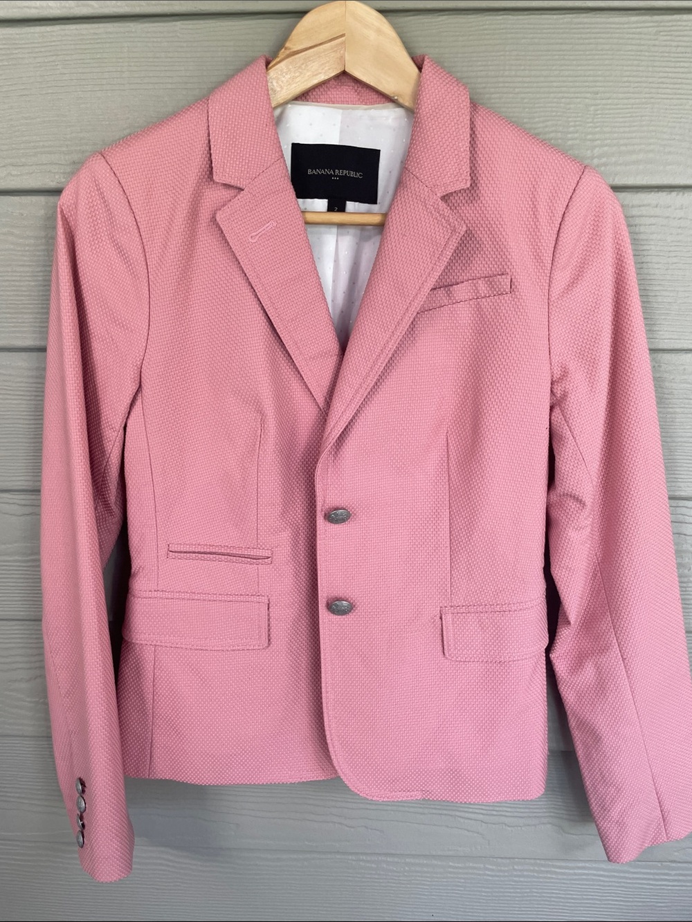 Banana Republic Dusty Pink Textured women’s Blazer
